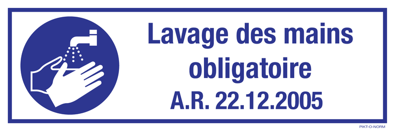 LAVAGE DES MAINS OBLIGATOIRE