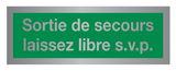 SORTIE SECOURS LAISSEZ LIBRE S.V.P.
