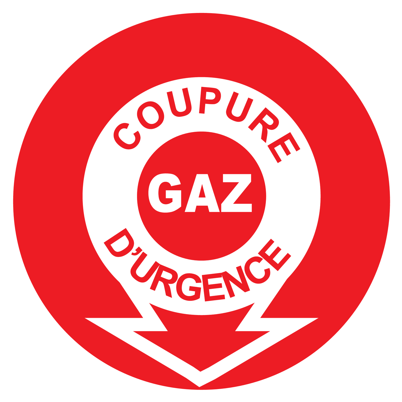 COUPURE D'URGENCE GAZ