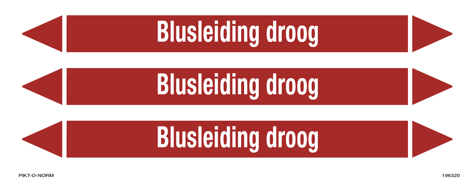 BLUSLEIDING DROOG