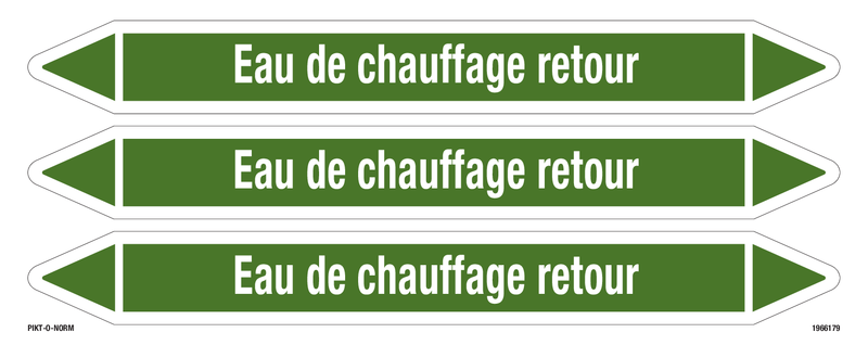 EAU DE CHAUFFAGE RETOUR