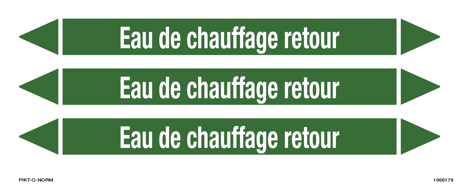 EAU DE CHAUFFAGE RETOUR