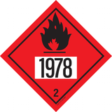 IMO 2.1 GAS INFLAMMABLES UN 1978