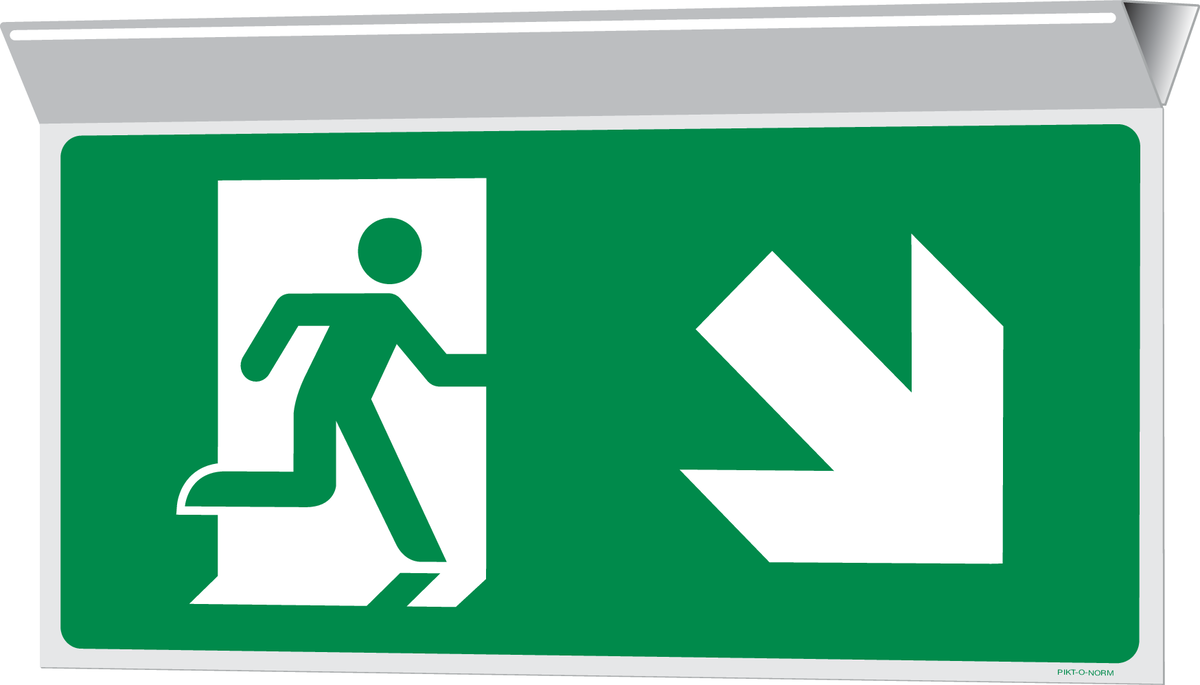 VLUCHTWEG, TRAP RECHTS NAAR BENEDEN