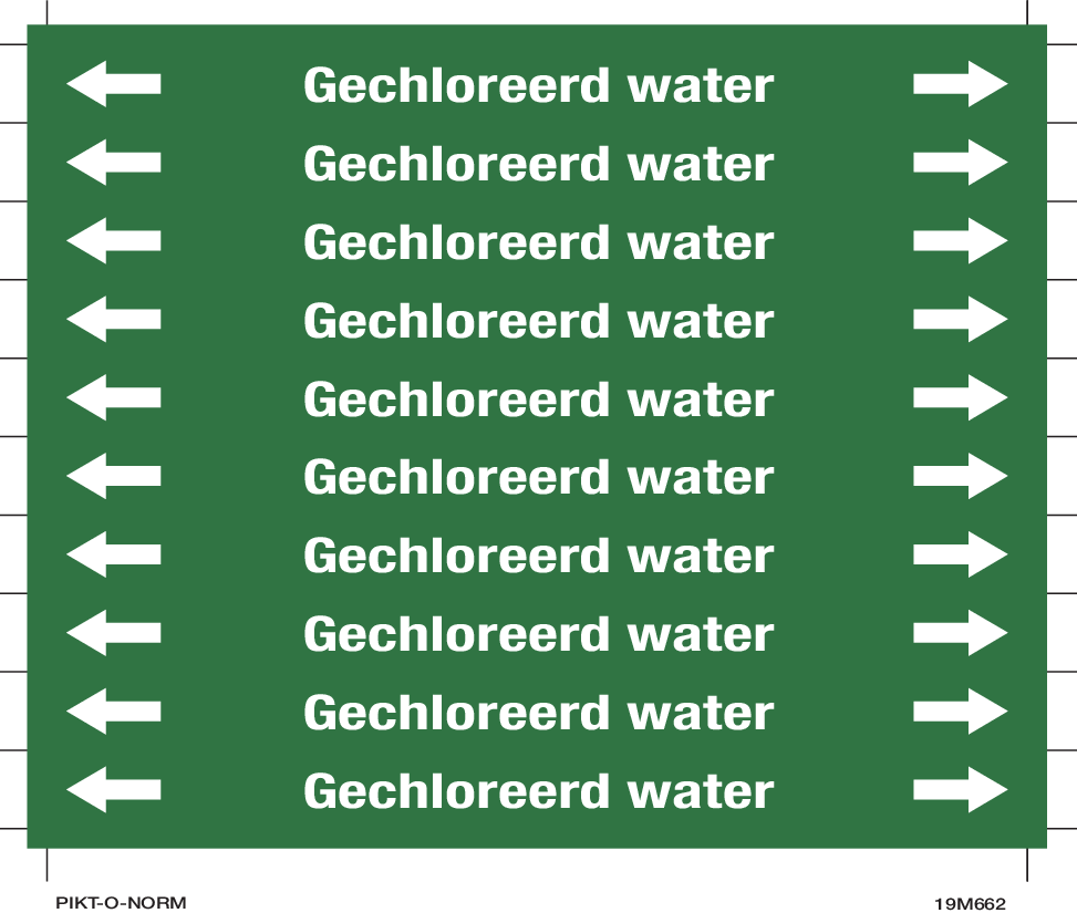 GECHLOREERD WATER