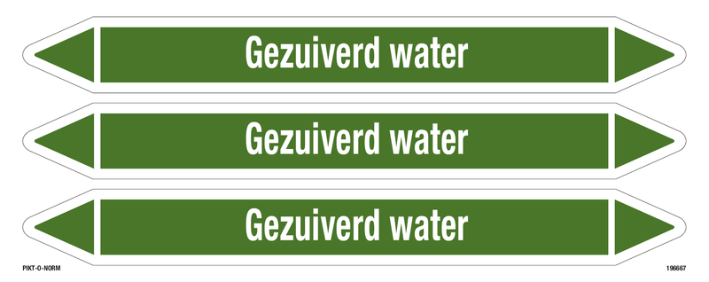 GEZUIVERD WATER