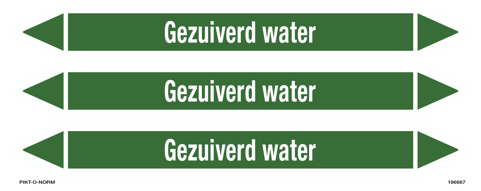 GEZUIVERD WATER