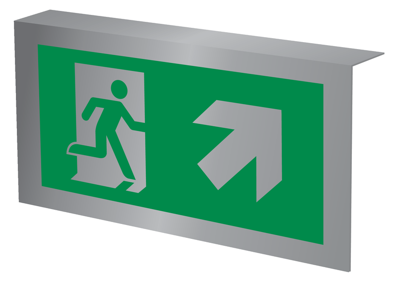 VLUCHTWEG, TRAP RECHTS NAAR BOVEN