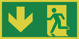ISSUE DE SECOURS GAUCHE VERS LE BAS