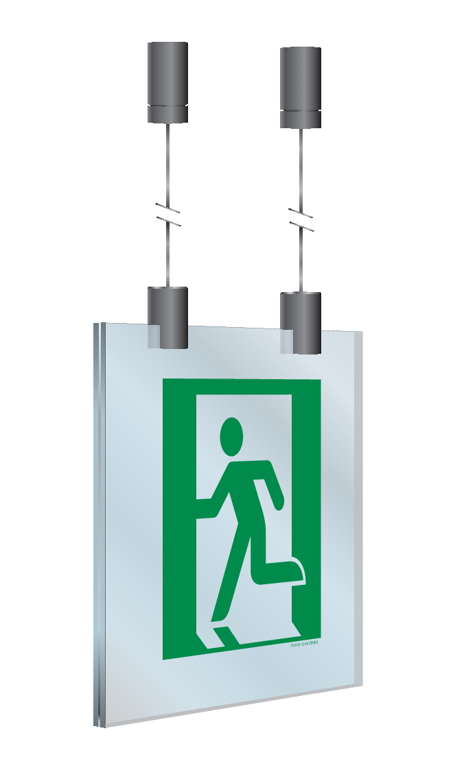 ISSUE DE SECOURS À GAUCHE ISO7010-E001