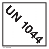 UN 1044. ADR KL 2.2, NIET ONTVLAMBAAR