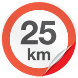 VITESSE LIMITÉE 25 KM