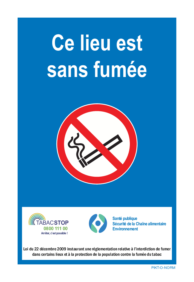 CE LIEU EST SANS FUMÉE