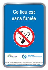 CE LIEU EST SANS FUMÉE, LOI DU 22 DEC...