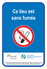 CE LIEU EST SANS FUMÉE, LOI DU 22 DEC...