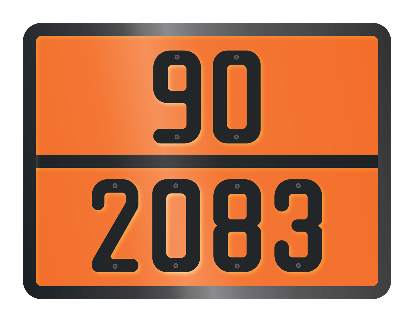 ADR BORD MET GEVARENCODE 90/2083