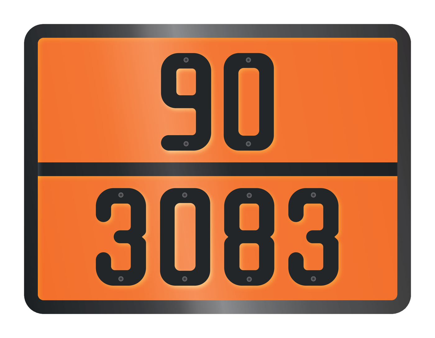 ADR BORD MET GEVARENCODE 90/3083