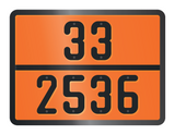 ADR BORD MET GEVARENCODE 33/2536