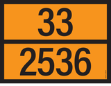 ADR BORD MET GEVARENCODE 33/2536