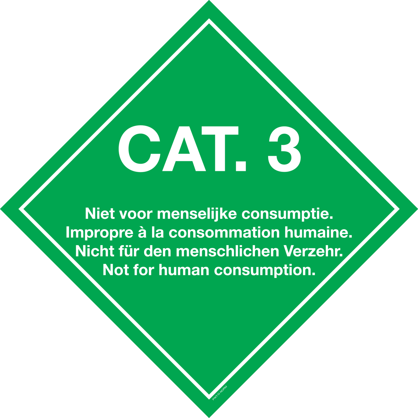CAT.3. IMPROPRE À LA CONSOMMATION...