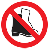 SCHOENEN VERBODEN