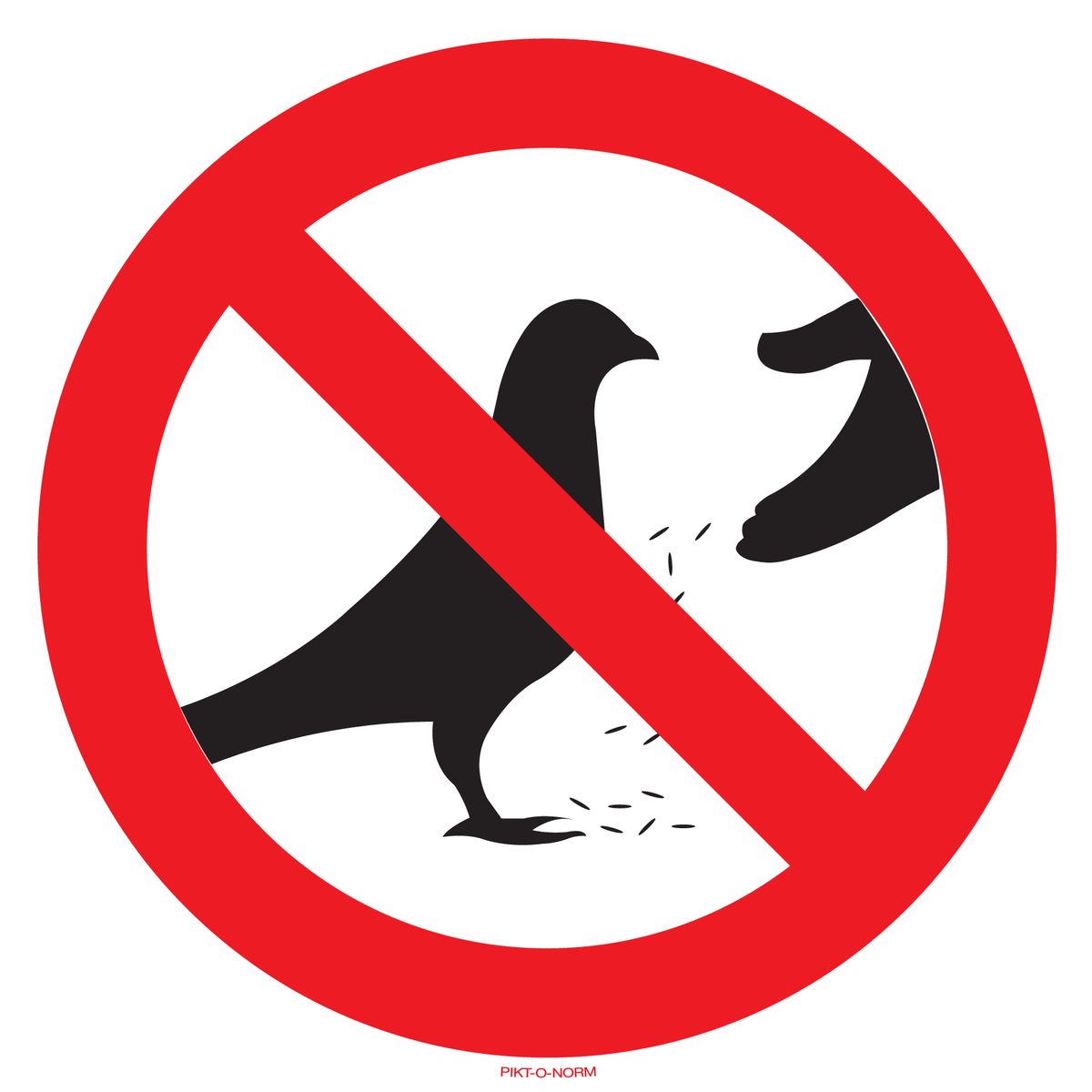 ALIMENTATION DE PIGEONS INTERDITS
