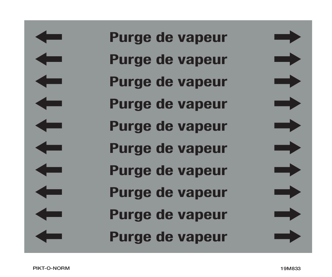 PURGE DE VAPEUR