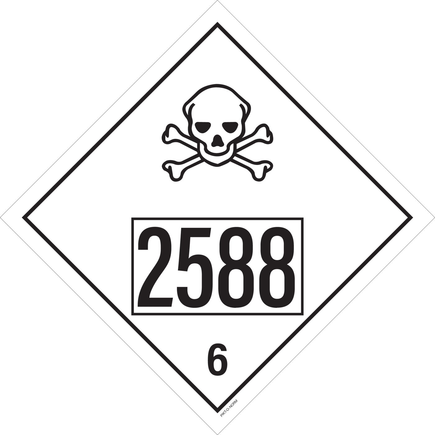 IMO 6.1. GIFTIG UN 2588