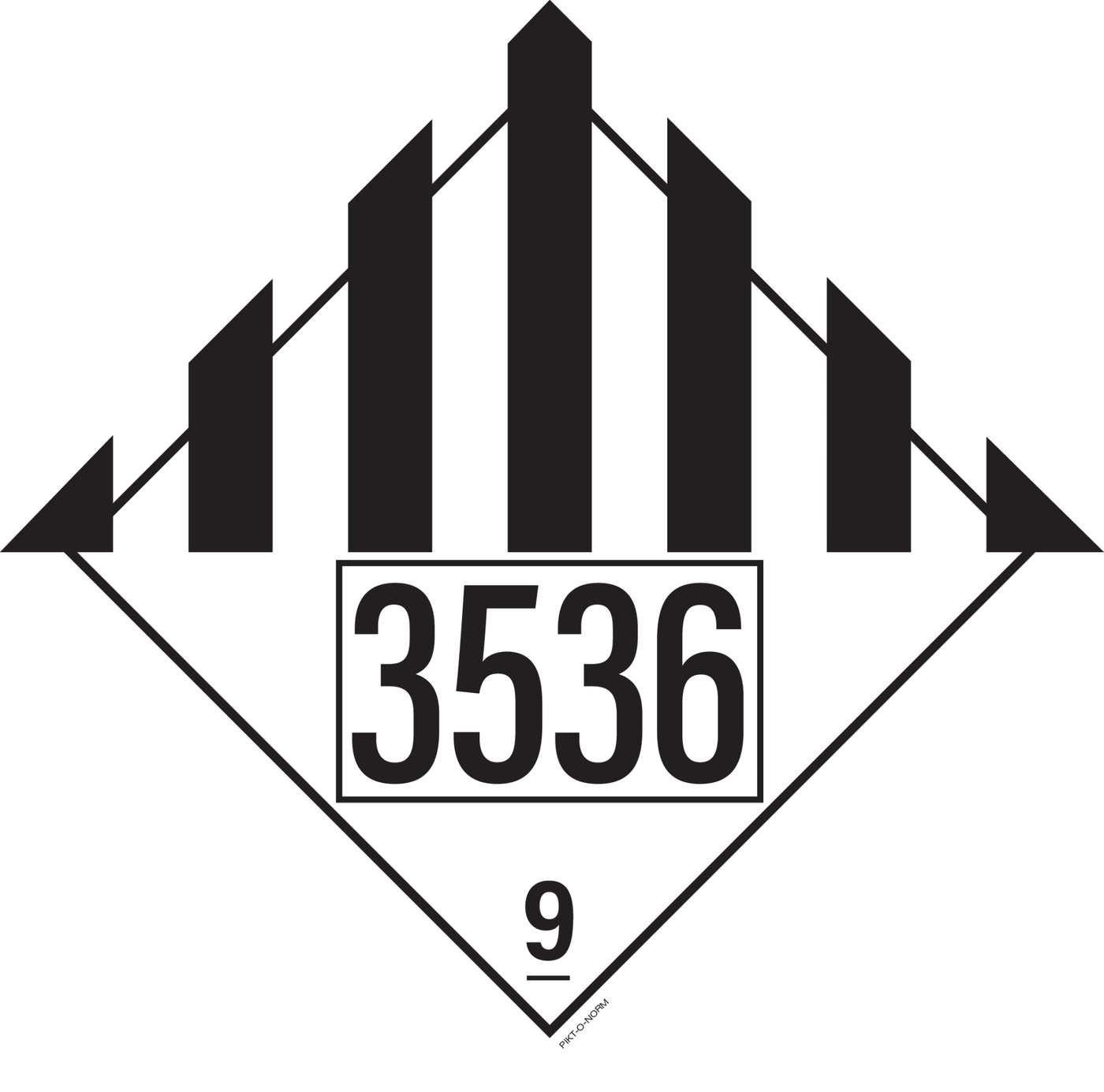 IMO 9.0 DIVERSE GEVAARL.STOF...UN 3536