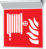 BRANDSLANG - HASPEL ISO7010-F002