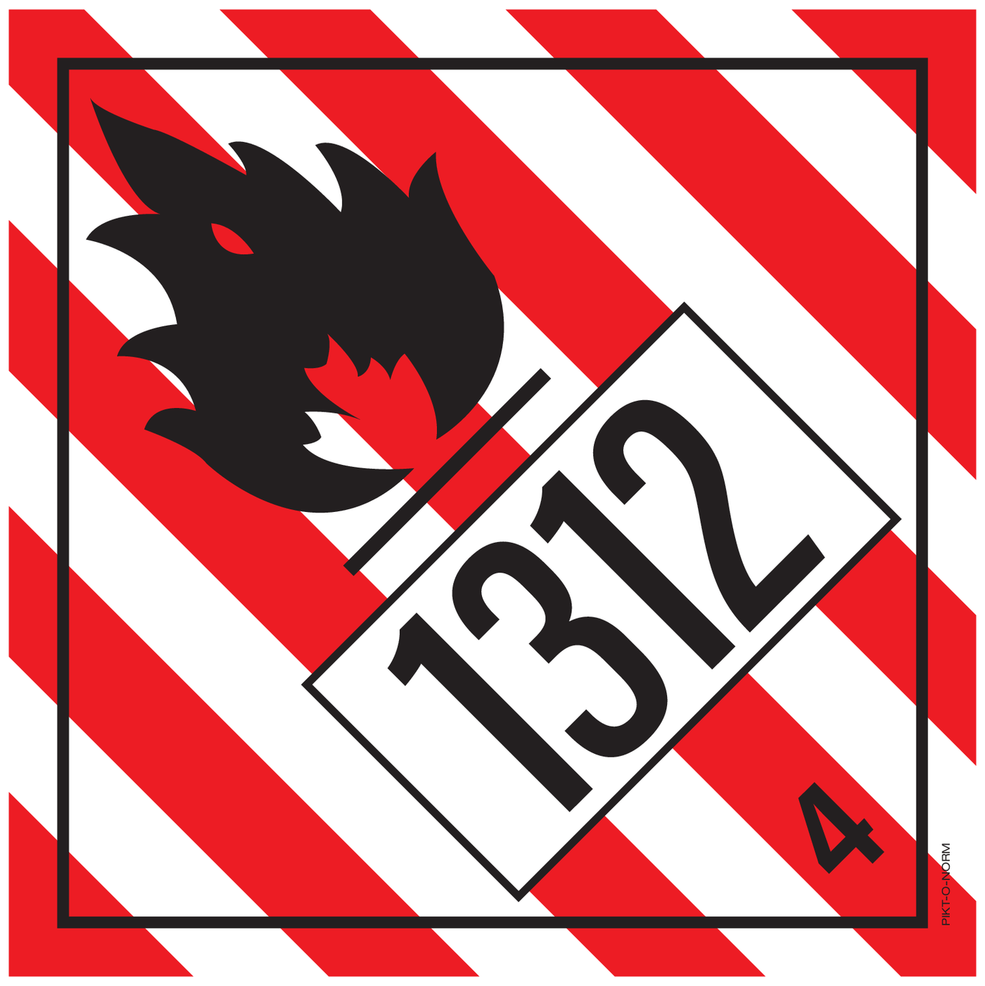 IMO 4.1. SOLIDE INFLAMMABLE A UN 1312
