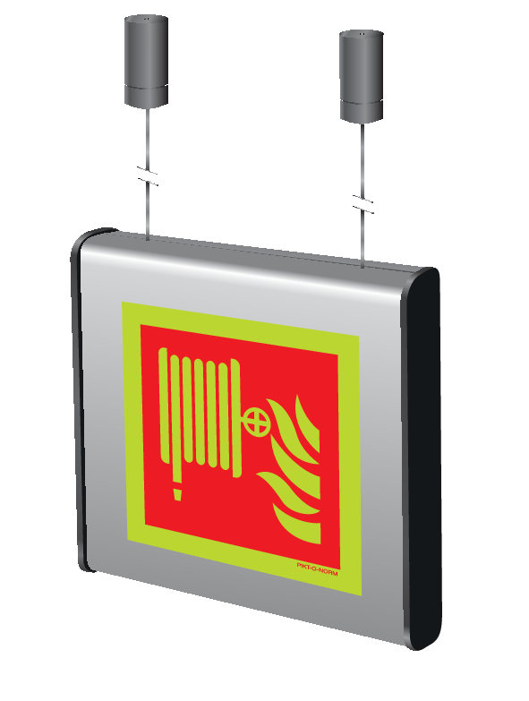 BRANDSLANG - HASPEL ISO7010-F002