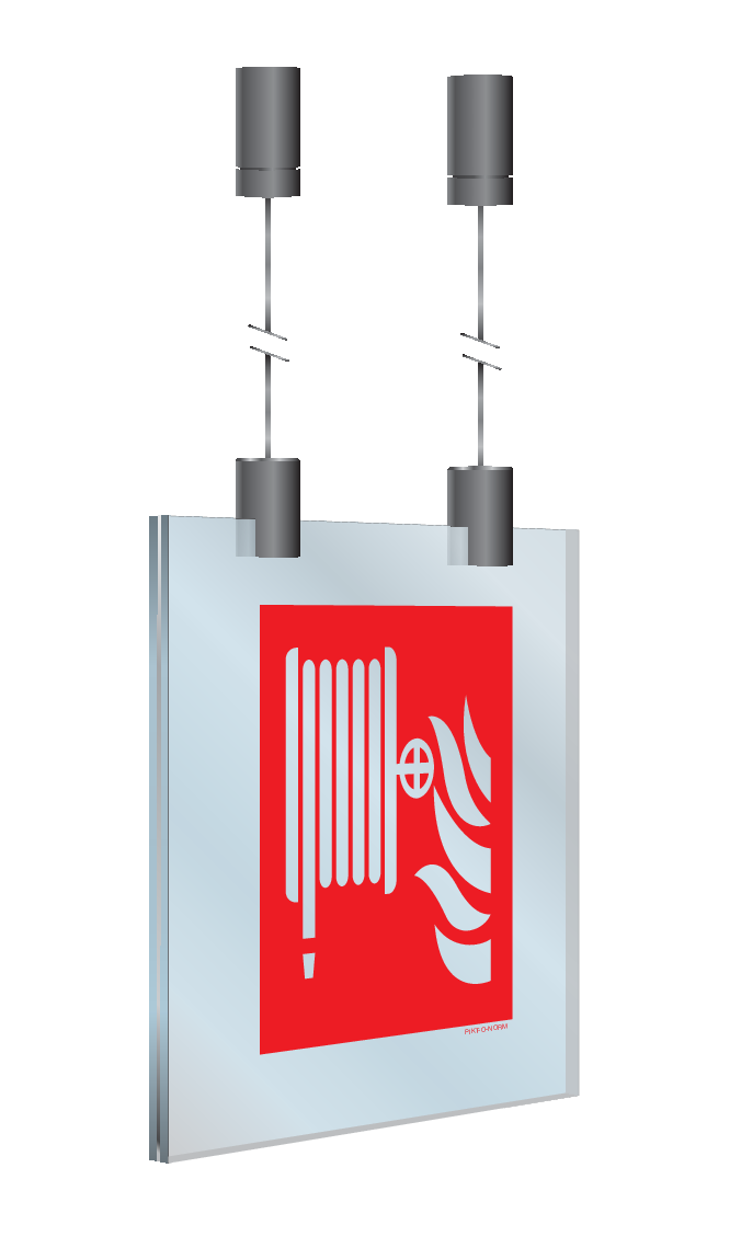 BRANDSLANG - HASPEL ISO7010-F002