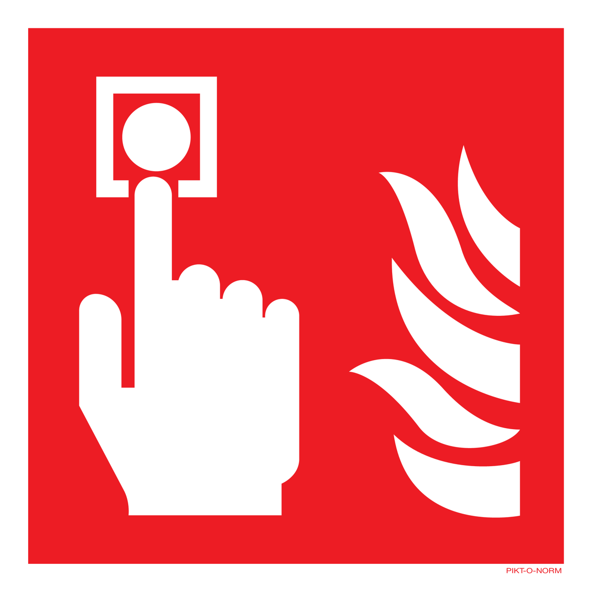 BRANDMELDER ISO7010-F005