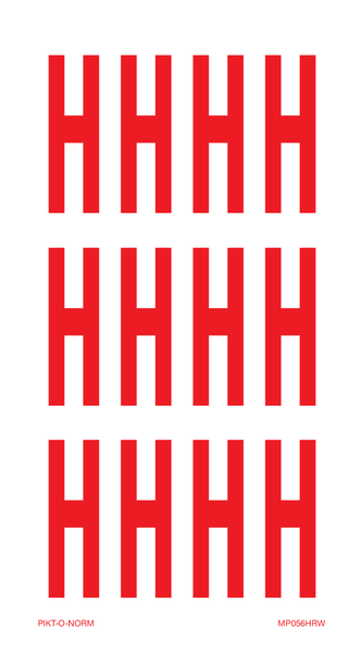 LETTER H OP VEL