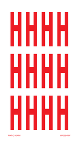 LETTER H OP VEL