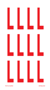 LETTER L OP VEL