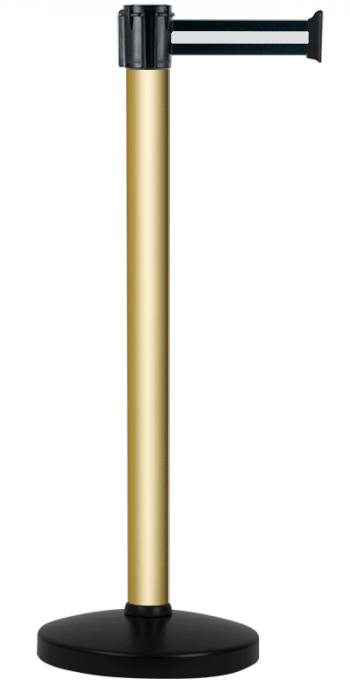 AFZETPALEN MET LINT 5M ZWART/ZILVER
