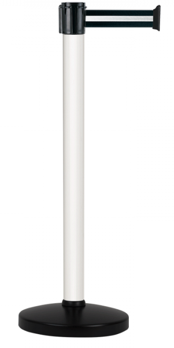 AFZETPALEN MET LINT 5M ZWART/ZILVER