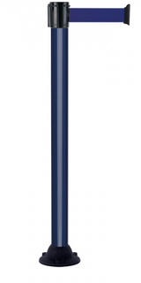 AFZETPALEN MET LINT 5M BLAUW VASTESOKKEL