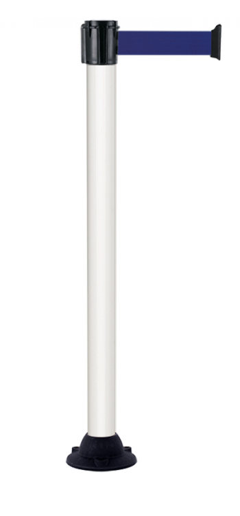 AFZETPALEN MET LINT 5M BLAUW VASTESOKKEL