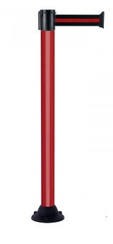 AFZETPAAL MET LINT 5M ZWART/ROOD
