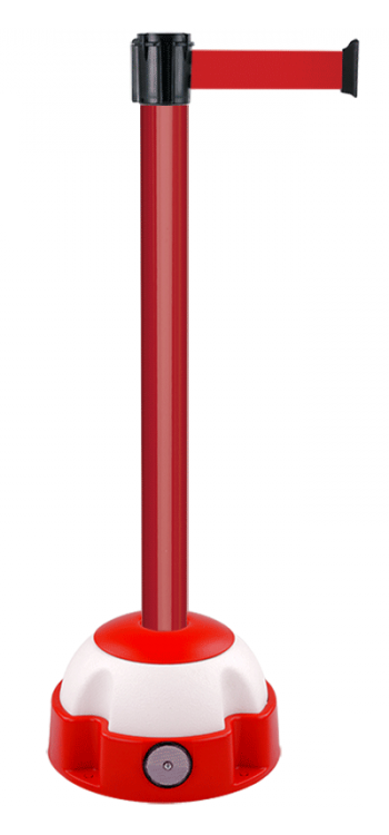AFZETPALEN MET OPVULBARE VOET ROOD/WIT