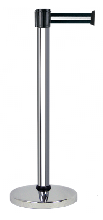 POTEAU CHROME SANGLE 3M