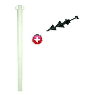 POTEAU DE CHANTIER AVEC POINTE EN METAL