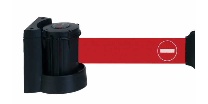 SANGLE ÉTIRABLE "SENS INTERDIT",FIX. MUR