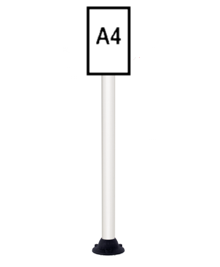 AFZETPAAL MET INFORMATIEHOUDER & SOKKEL