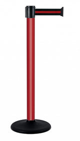 AFZETPALEN MET LINT 5M ZWART/ROOD