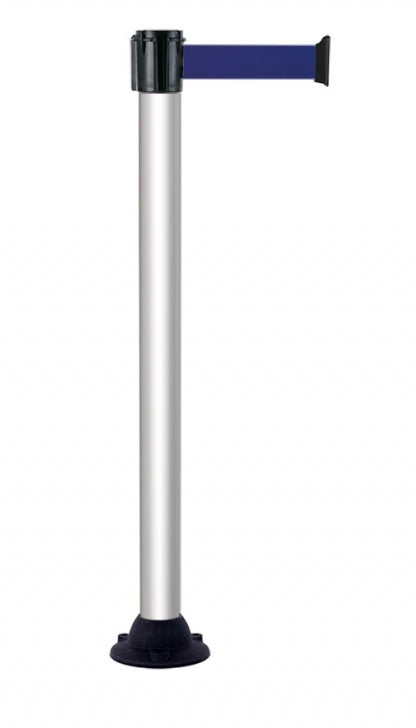 AFZETPALEN MET LINT 5M BLAUW VASTESOKKEL