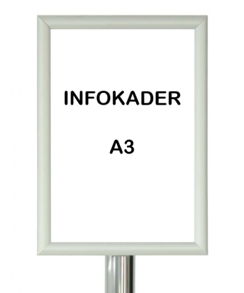 INFORMATIEHOUDERS IN ALU MET KLEM